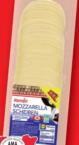 Lidl Alpengut Mozzarella Angebot