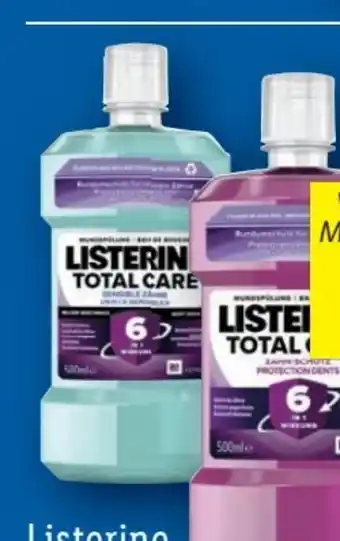 Lidl Listerine Mundspülung Total Care Angebot