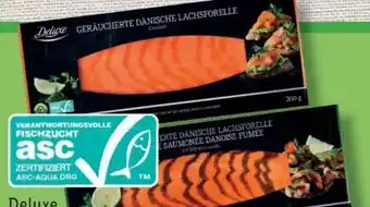 Lidl Deluxe Geräucherte Lachsforelle Angebot