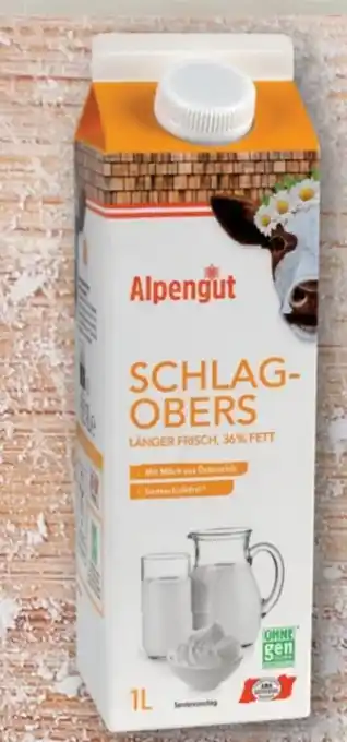 Lidl Alpengut Schlagobers Angebot