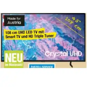 Maximarkt LED TV UE 43CU7090 UHD Maximarkt Angebot