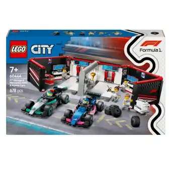 Maximarkt Spielzeug 60444 F1 Garage mit Mercedes AMG & Alpine Rennautos maxi.preisjoker Maximarkt Angebot