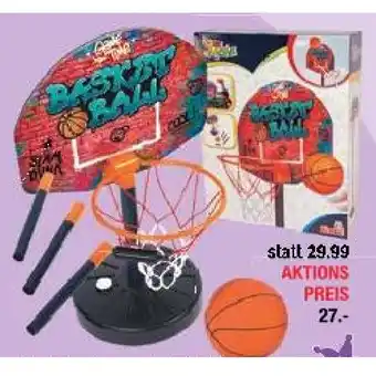 Maximarkt Spielzeug Basketball-Set mit Ständer maxi.preisjoker Maximarkt Angebot