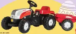 Maximarkt Rolly Toys Trettraktor mit Anhänger Steyr Angebot