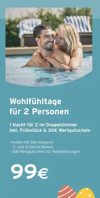 Tchibo Eduscho Wohlfühltage für 2 Personen Angebot