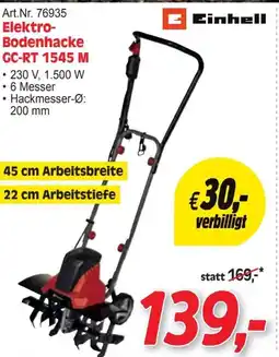 Zgonc Elektro- bodenhacke gc-rt 1545 m Angebot