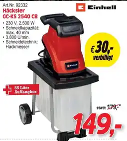 Zgonc Häcksler gc-ks 2540 cb Angebot