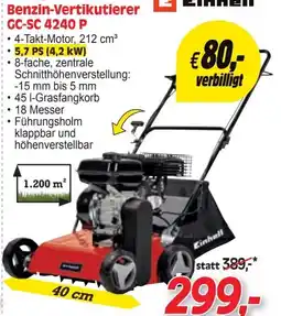 Zgonc Benzin-vertikutierer gc-sc 4240 p Angebot