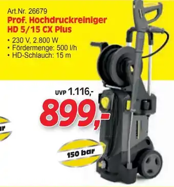 Zgonc Prof. hochdruckreiniger hd 5/15 cx plus Angebot