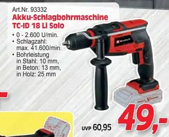 Zgonc Akku-schlagbohrmaschine tc-id 18 li solo Angebot