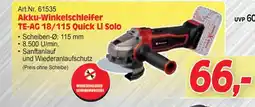 Zgonc Akku-winkelschleifer te-ag 18/115 quick li solo Angebot