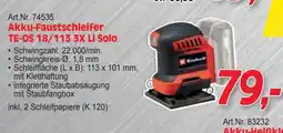 Zgonc Akku-faustschleifer te-os 18/113 3x li solo Angebot