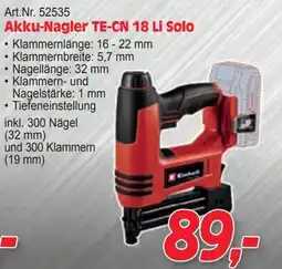 Zgonc Akku-nagler te-cn 18 li solo Angebot