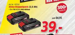 Zgonc Akku-doppelpack (2,5 ah) Angebot