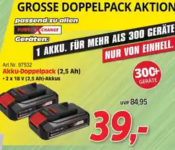 Zgonc Akku-doppelpack (2,5 ah) Angebot