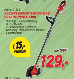 Zgonc Akku-rasenkantenschneider Angebot