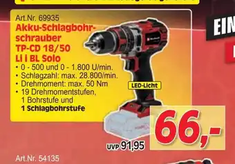 Zgonc Akku-schlagbohr- schrauber tp-cd 18/50 Angebot