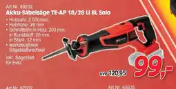 Zgonc Akku-säbelsäge te-ap 18/28 li bl solo Angebot