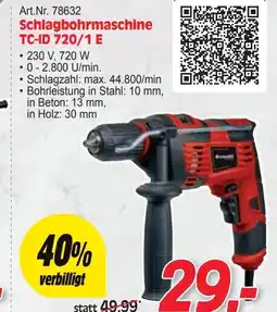 Zgonc Schlagbohrmaschine tc-id 720/1 e Angebot