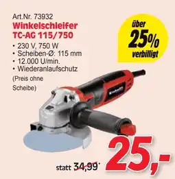 Zgonc Winkelschleifer tc-ag 115/750 Angebot