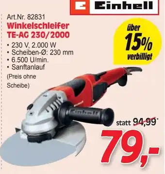 Zgonc Winkelschleifer Angebot