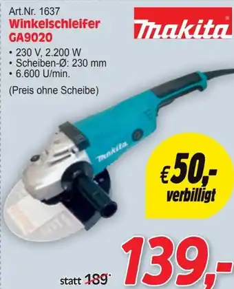 Zgonc Winkelschleifer Angebot