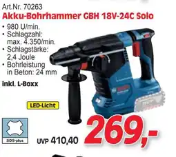 Zgonc Akku-bohrhammer gbh 18v-24c solo Angebot