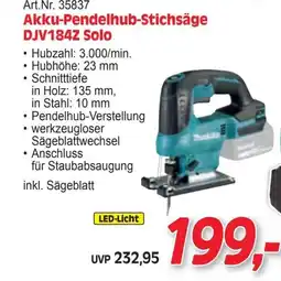 Zgonc Akku-pendelhub-stichsäge djv184z solo Angebot