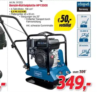 Zgonc Benzin-rüttelplatte hp1200s Angebot