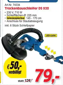 Zgonc Trockenbauschleifer ds 920 Angebot