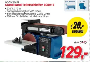 Zgonc Stand-band-tellerschleifer bgb915 Angebot