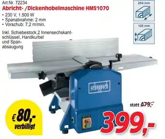 Zgonc Abricht-/dickenhobelmaschine hms1070 Angebot