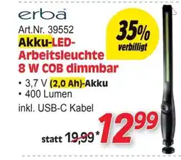 Zgonc Akku-led- arbeitsleuchte 8 w cob dimmbar Angebot