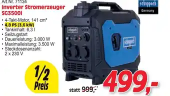 Zgonc Inverter stromerzeuger sg3500i Angebot