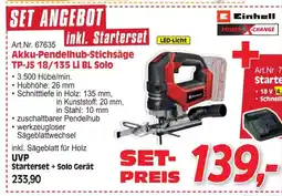 Zgonc Akku-pendelhub-stichsäge tp-js 18/135 li bl solo Angebot