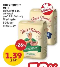 PENNY Fini's feinstes mehl Angebot