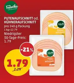 PENNY Putenaufschnitt od. hühneraufschnitt Angebot