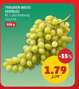 PENNY Trauben weiss Angebot