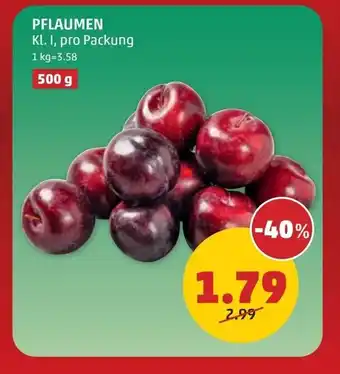 PENNY Pflaumen Angebot