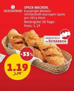 PENNY Speck-weckerl Angebot