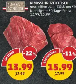 PENNY Rindsschnitzelfleisch Angebot