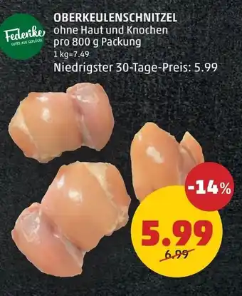 PENNY Oberkeulenschnitzel Angebot