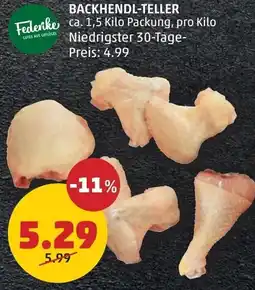 PENNY Backhendl-teller Angebot