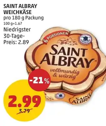 PENNY Saint albray weichkäse Angebot