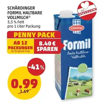 PENNY Schärdinger formil haltbare vollmilch Angebot