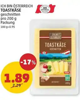 PENNY Toastkäse Angebot