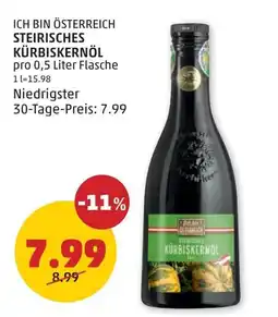 PENNY Steirisches kürbiskernöl Angebot