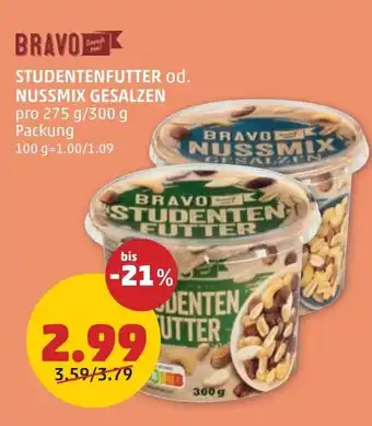 PENNY Studentenfutter od. nussmix gesalzen Angebot