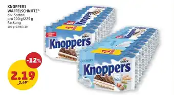 PENNY Knoppers waffelschnitte Angebot