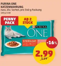 PENNY Purina one katzennahrung Angebot